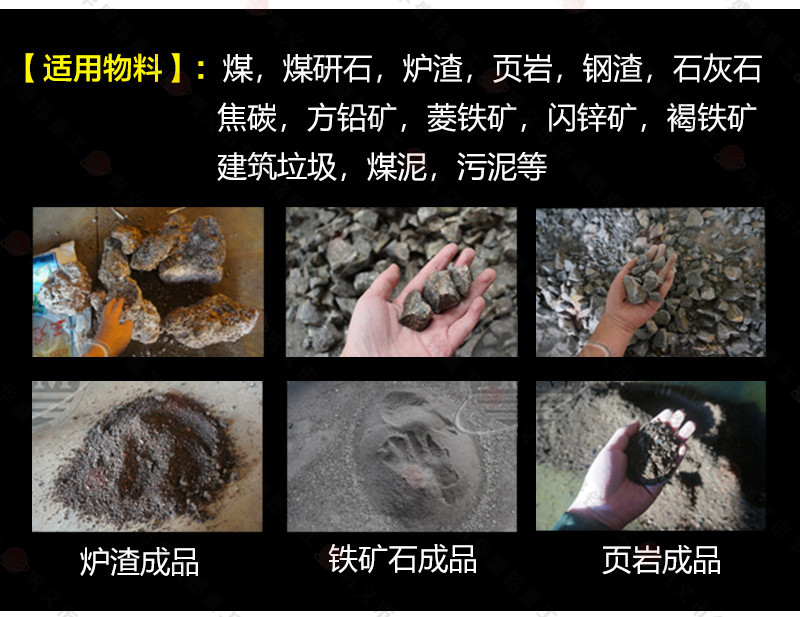 煤矸石無(wú)篩底破碎機